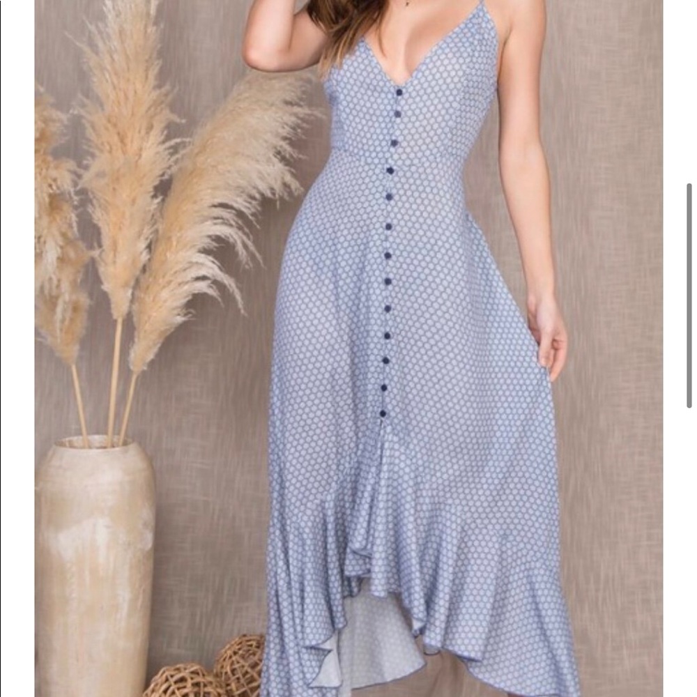 ARYA FLORAL PRINT MAXI DRESS